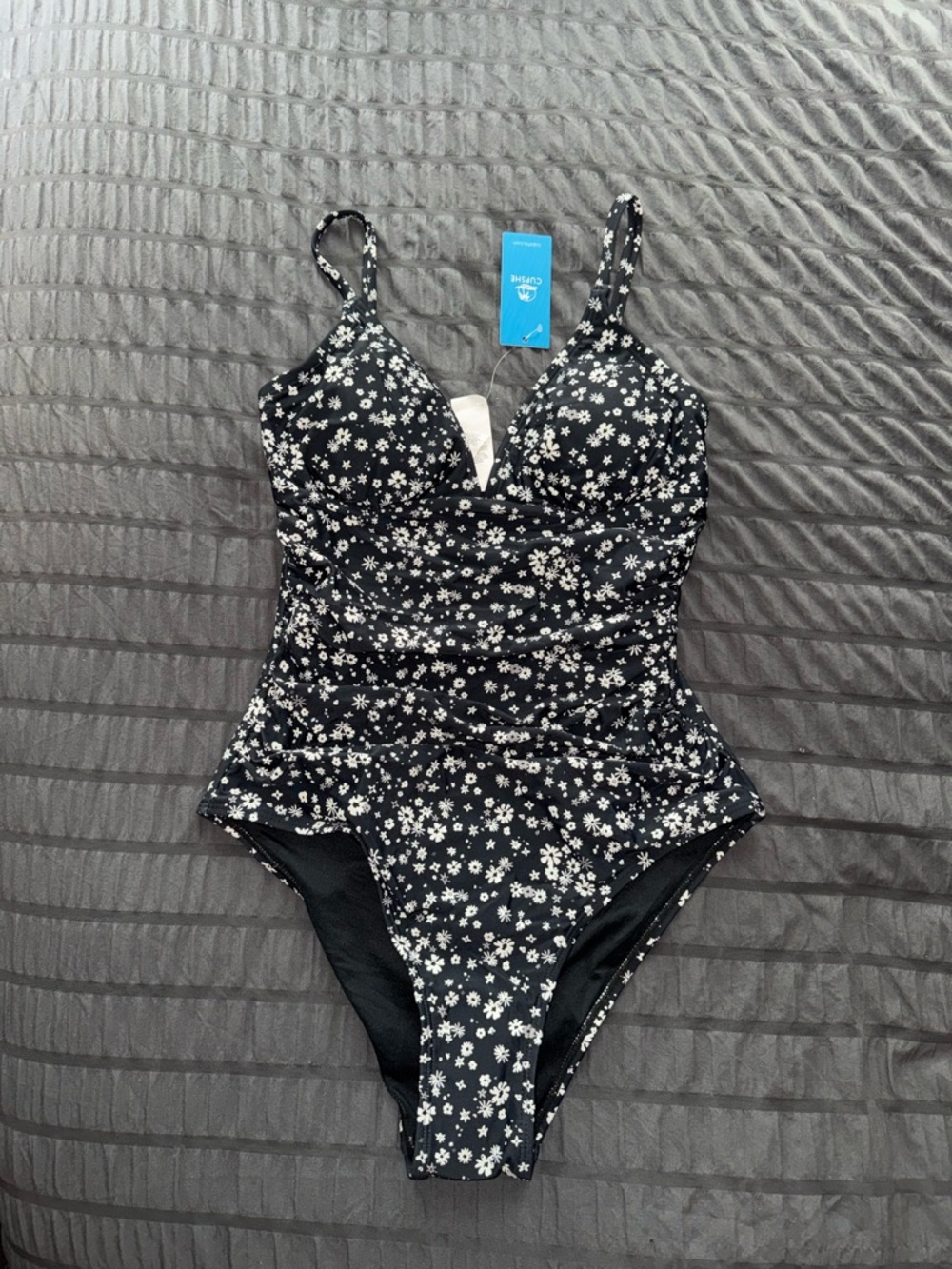 Cupshe Floral One Piece Bathing Suit